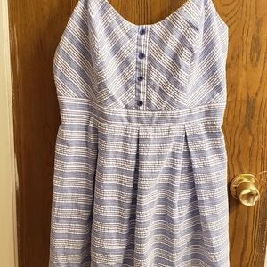Charlotte Russe Blue and White Striped Dress
